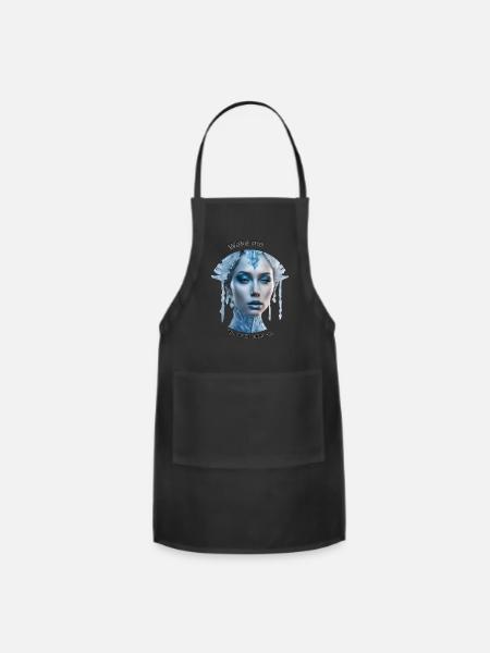 wake me when you need me - Adjustable Apron - black