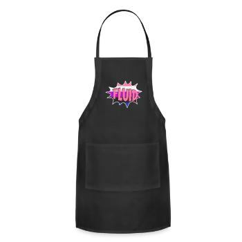 Gender Fluid - Adjustable Apron - black - Front - Julia (174cm)