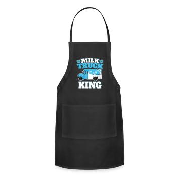 Milk King Milk Truck - Adjustable Apron - black - Front - Julia (174cm)