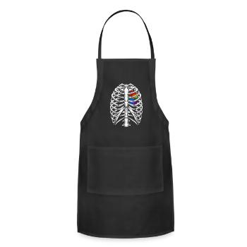Gender Fluid Cool - Adjustable Apron - black - Front - Julia (174cm)