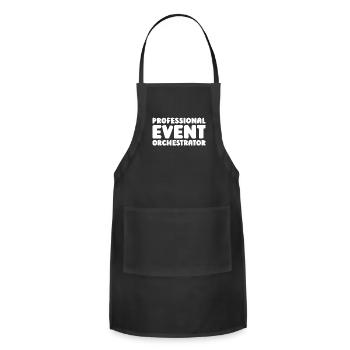 Event Planner - Adjustable Apron - black - Front - Julia (174cm)