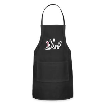 Endurance Fuel Glyph - Adjustable Apron - black - Front - Julia (174cm)