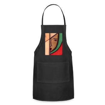Hidden innocence - Adjustable Apron - black - Front - Julia (174cm)