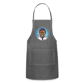 Jim Braun Feels Bad Parody - Adjustable Apron - charcoal - Front - Julia (174cm)