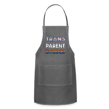 Trans Parent Proud - Adjustable Apron - charcoal - Front - Julia (174cm)