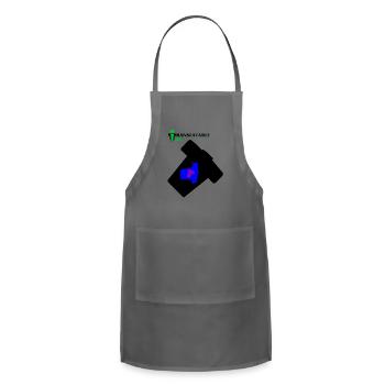Translatable ink - Adjustable Apron - charcoal - Front - Julia (174cm)