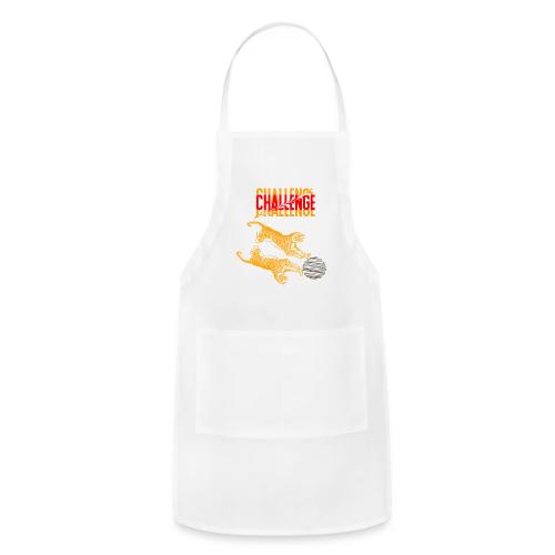 Double tiger fashion, jungle feline animals. - Adjustable Apron