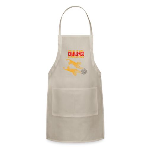 Double tiger fashion, jungle feline animals. - Adjustable Apron