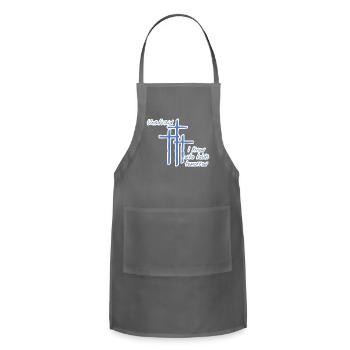 Triple Cross - Adjustable Apron - charcoal - Front - Julia (174cm)