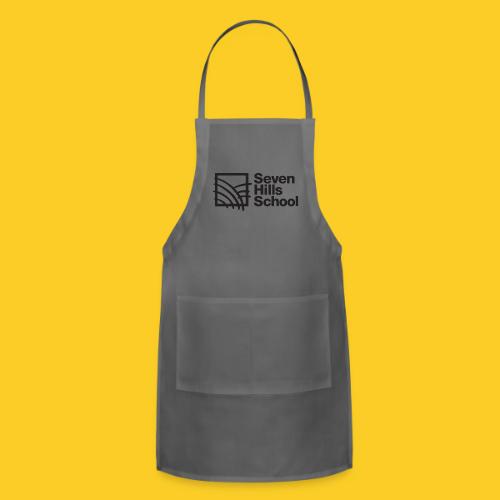 Seven Hills School - Black Logo - Adjustable Apron