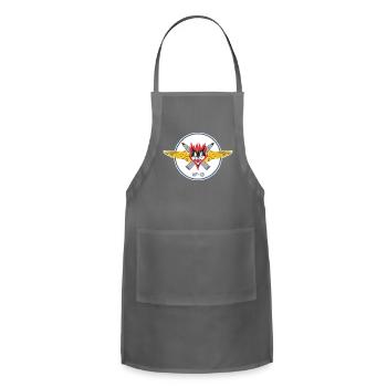 VF-13 Fighter Squadron Roundel - Adjustable Apron - charcoal - Front - Julia (174cm)
