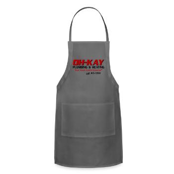 Oh-Kay Plumbing & Heating - Adjustable Apron - charcoal - Front - Julia (174cm)