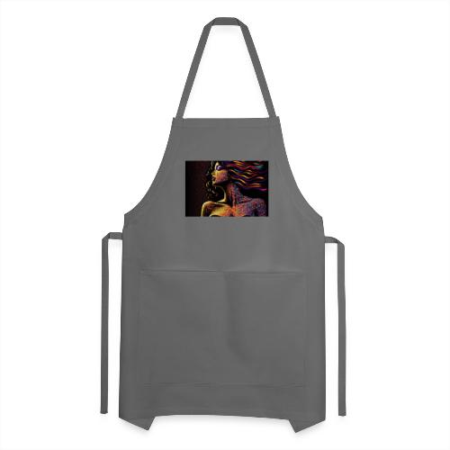 Dazzling Night - Colorful Abstract Portrait - Adjustable Apron