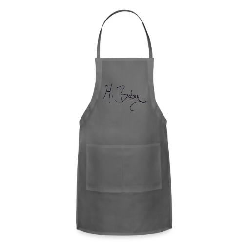 Hi Baby Handwriting - Adjustable Apron