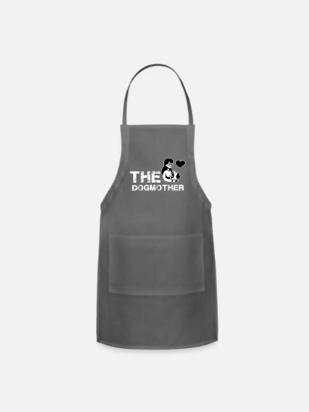 the Dogmother - Adjustable Apron - charcoal