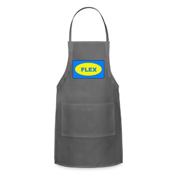 Flex - Adjustable Apron - charcoal - Front - Julia (174cm)