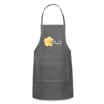 And Motivational And - Adjustable Apron - charcoal - Front - Julia (174cm)