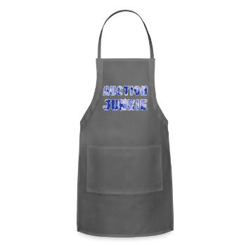Auction Junkie blue camo - Adjustable Apron - charcoal - Front - Julia (174cm)