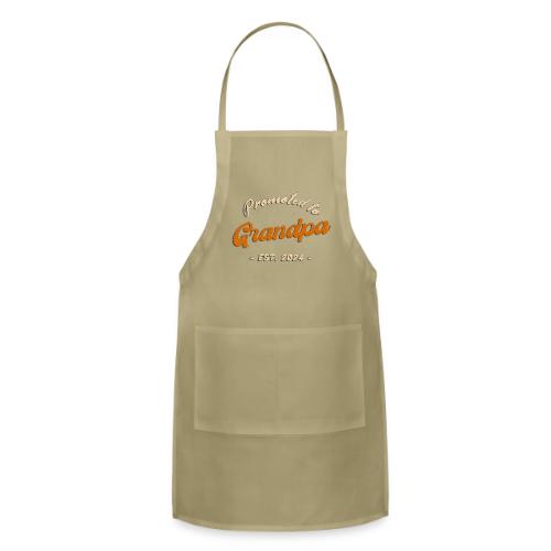 Promoted to Grandpa 2024 - Adjustable Apron