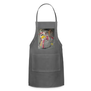 Silver Dance - Adjustable Apron - charcoal - Front - Julia (174cm)