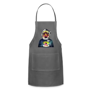 mind mind - Adjustable Apron - charcoal - Front - Julia (174cm)