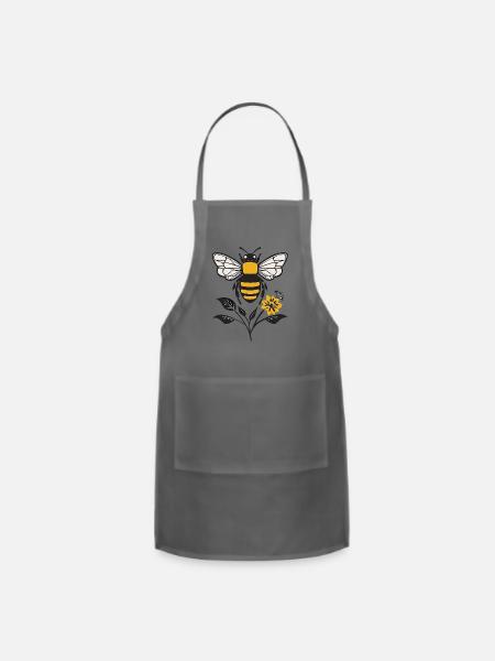BUMBLE BEE - Adjustable Apron - charcoal
