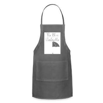 The Blue Umbrella - Adjustable Apron - charcoal - Front - Julia (174cm)