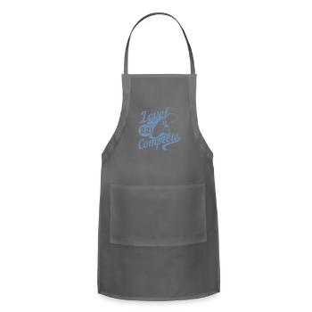 22 birthday gamer gift ideas for 22 years of - Adjustable Apron - charcoal - Front - Julia (174cm)