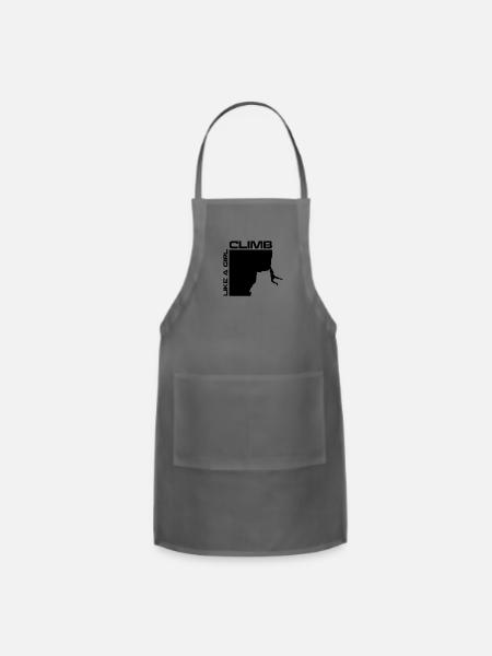climbing - rock climbing - Adjustable Apron - charcoal