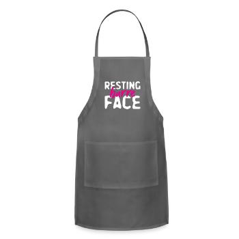 Resting Barre Face - Adjustable Apron - charcoal - Front - Julia (174cm)