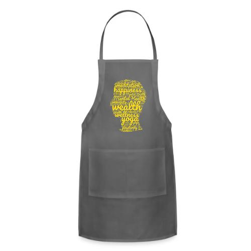 Mental Health Matters Typography Merch - Adjustable Apron