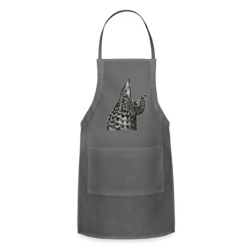 Pangolin transparent background - Adjustable Apron
