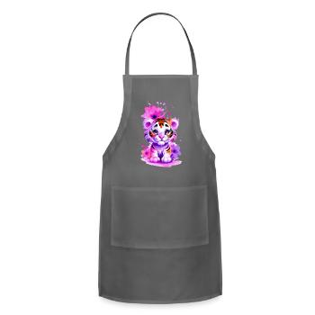 Tiger Cub - Adjustable Apron - charcoal - Front - Julia (174cm)