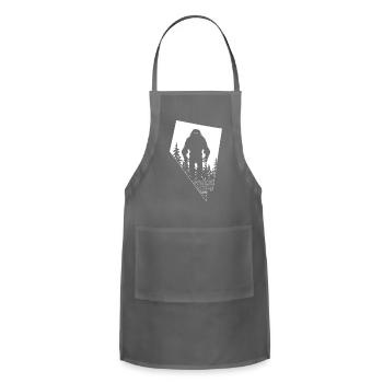 Nevada - Adjustable Apron - charcoal - Front - Julia (174cm)
