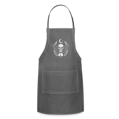 Skull butterfly dog tags - Adjustable Apron