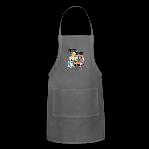 Press Start, Level Up - Adjustable Apron