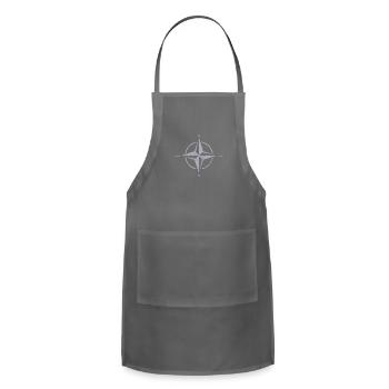 NATO OATN Flag - Adjustable Apron - charcoal - Front - Julia (174cm)