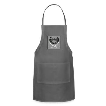cut&conquer - Adjustable Apron - charcoal - Front - Julia (174cm)