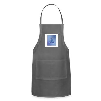 Aquarius Belly Dancer Zodiac - Adjustable Apron - charcoal - Front - Julia (174cm)