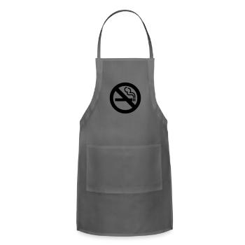 SMOKING - Adjustable Apron - charcoal - Front - Julia (174cm)