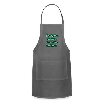 Vision Method - Adjustable Apron - charcoal - Front - Julia (174cm)