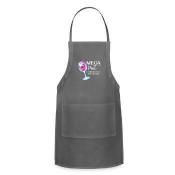 Mega Pint I Thought It Necessary - Adjustable Apron - charcoal - Front - Julia (174cm)