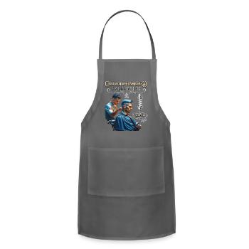 Clean Cut Life - Adjustable Apron - charcoal - Front - Julia (174cm)
