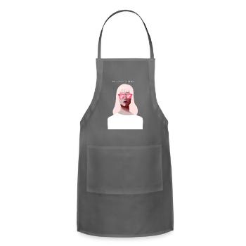 RN Goals Loading - Adjustable Apron - charcoal - Front - Julia (174cm)