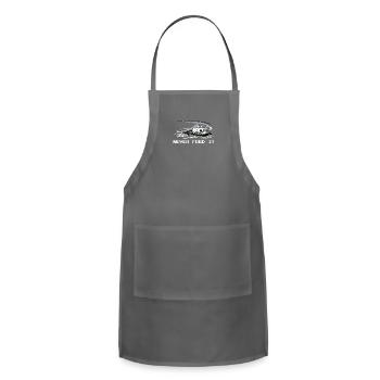 Never Ford It - Adjustable Apron - charcoal - Front - Julia (174cm)