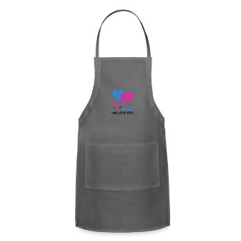 Pregnant, Baby On The Way, Pregnancy - Adjustable Apron - charcoal - Front - Julia (174cm)