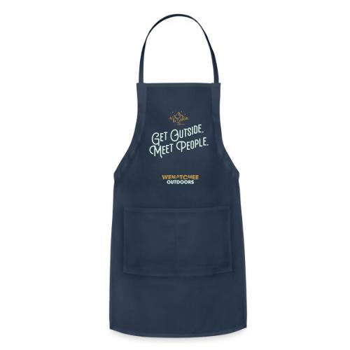 Get Outside. Meet People. 2-Tone, Alternate - Adjustable Apron