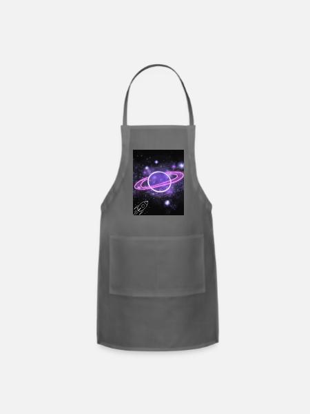 Space Constellation - Adjustable Apron - charcoal