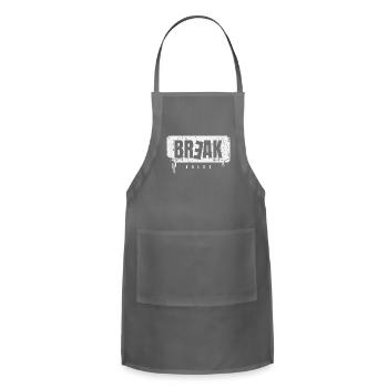 Break The Rules - Adjustable Apron - charcoal - Front - Julia (174cm)