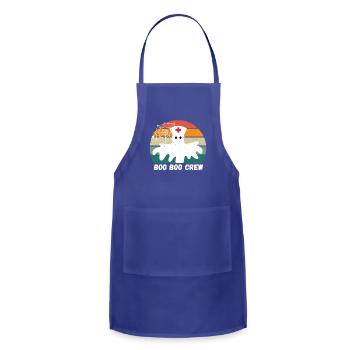 Boo Boo Crew - Adjustable Apron - royal blue - Front - Julia (174cm)